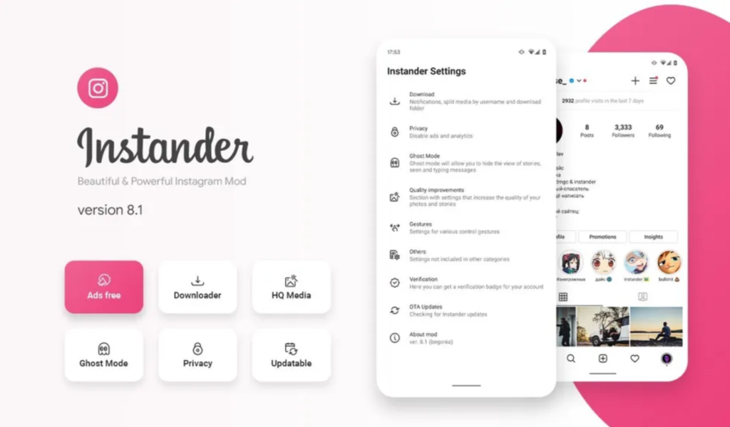 Instander App 2024 - Instagram Mod